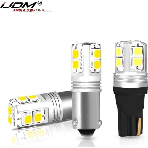 IJDM Canbus T10 W5W LED Light BA9S BAX9S BAY9S H21W LED For Car Trunk Cargo Area or Parking Lights, License Plate Lights 12V-32V