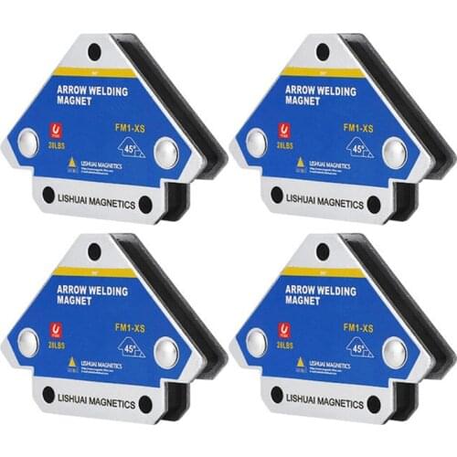 4pcs/set Magnetic Welding Holders Multi-angle Solder Arrow Magnet Weld Fixer Positioner Auxiliary Locator Tools 28LBS