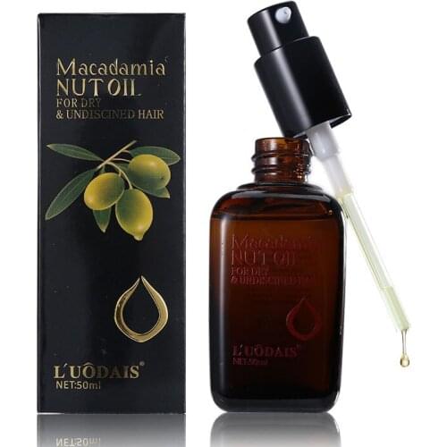 50ml Hair Care Hair Mask 100% Pure Moroccan Argan Oil Scalp Treatment Macadamia Nut Oil for Dry and Damaged Hair Nutrition