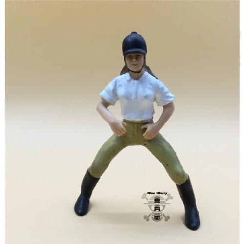 Pvc figure model toy woman rider