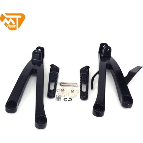 Motorcycle Rear Foot Pegs Pedal Pedals Bracket Footrest For HONDA CBR600RR 2007-2014