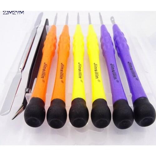 8pcs/set multifunction screwdriver set 1.5MM/0.8MM/0.6Y/H2.5 tweezers crowbar for iphone LCD repair tool and electronic product