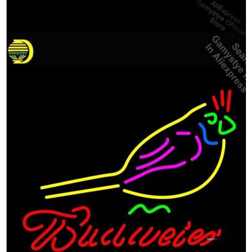 Budweise Bird Neon Light Sign Neon Bulb sign Handcraft Hotel Beer Pub Signs Arcade neon sign vintage neon signs Neon Lamp Bulb