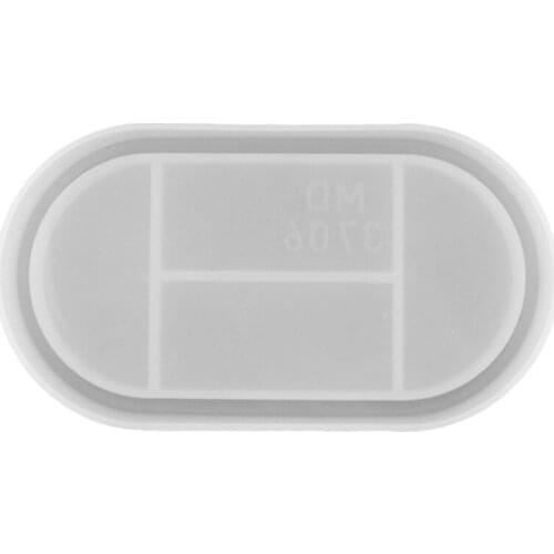 Oval Tray Mold Epoxy Mold Silicone Resin Mold Jewerly Plate Dish Casting Mold