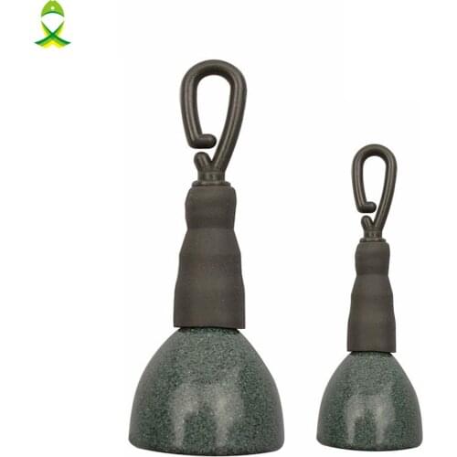 JSM 5pcs/lot Camouflage Coated smoothly fishing Sinker Weights for Carp Fishing tackle weight 30g and 15g
