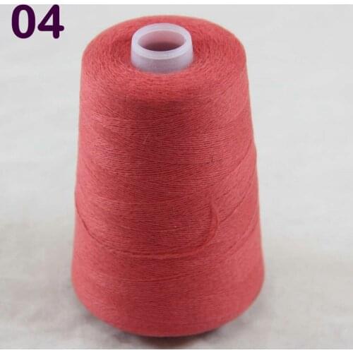 Sales 1X100g high quality 100% pure cashmere warm soft hand-woven tower yarn Rose Red 26204