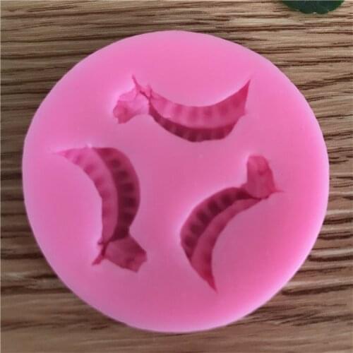 1Pcs Plant Vegetables Pattern Pea Chocolate Candy Jello Silicone Mold Mould Cake Tools Bakeware Sugar Craft D065