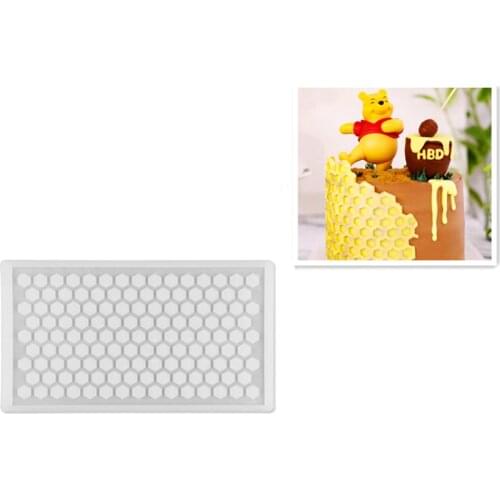 Honeycomb Silicone Mold Cake SugarCraft Cupcake Chocolate Mould Decor Muffin Pastry Baking Decorating Tools