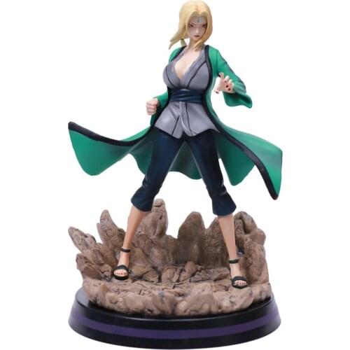 Na Tsunade Statue PVC Tsunate Action 28CM Figure Model Toy Na Shippuden Anime Tsunade Figurine Collectible Doll Gift