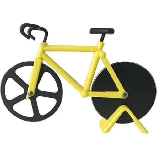 Bicycle Pizza Cutter Creative Pizza Wheel Roller Cutter Pizza Cutter Stainless Steel Pizza Cutter