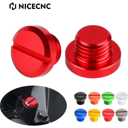 2PCS M10*1.25 Right-Hand Threaded Mirror Hole Plug Screw Bolts For Honda XL230 XR230 CRF250L CRF250M CRF250 RALLY FORZA/S/T/ST