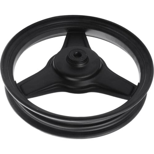 Motorcycle Front Rim Wheel Replacement for Yamaha PY50 PW50 (Black)