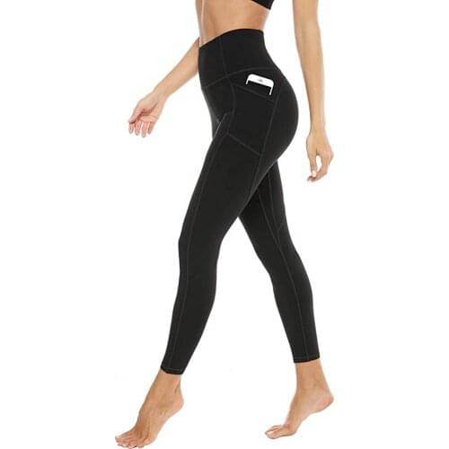 Women Yoga Pants with Pocket High Waist Sports Pants Comfortable Fitness Gym Cycling Sports Jogging Leggings for Female Tight