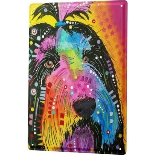 Tin Sign Ravtive Vet Practice Giant Schnauzer