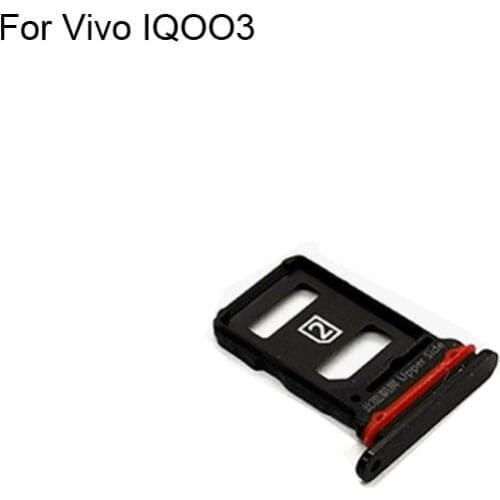 1PC For Vivo IQOO3 Tested Good Sim Card Holder Tray Card Slot For Vivo IQOO 3 Sim Card Holder IQ OO3