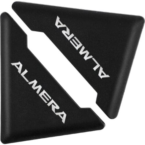 2pcs/pair Silicone Car Door Corner Cover Anti-Scratch Protector For Nissan Almera