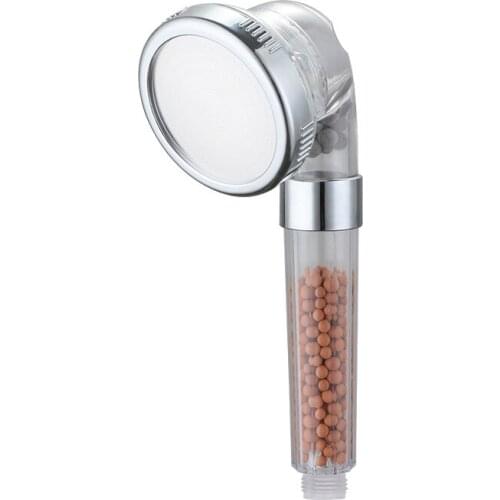 3 Function Adjustable Bathroom Shower Head High Pressure Water Saving Filter SPA Shower Heads