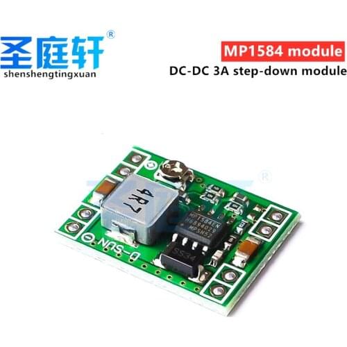 5 pcs, MP1584EN DC 3A Adjustable, 12V 9v5v3 LM2596 24V Downlink Power Output Module