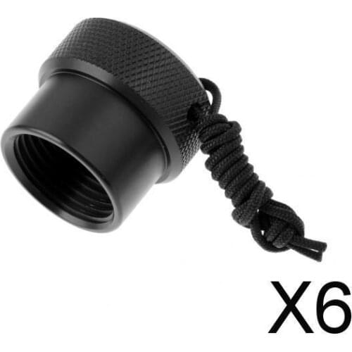 6xScuba Diving DIN Regulator Tank Valve Threaded Dust Plug Protector