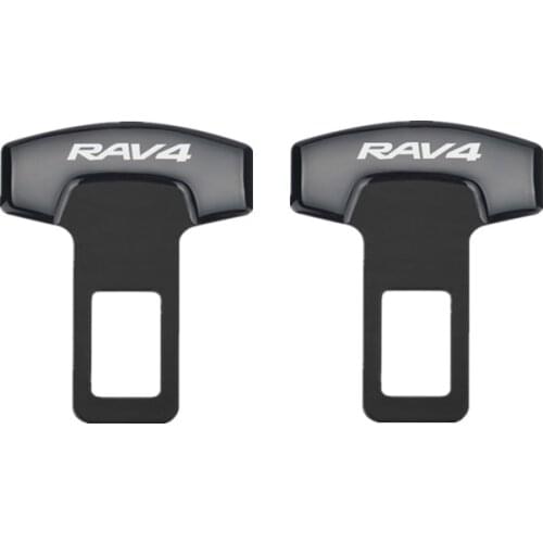 For Toyota RAV4 accessories car styling Safety Belt Buckles Real Trucks Car Seat Safty Belt Alarm Canceler Stopper 2PCS