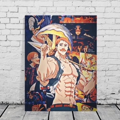 Nanatsu No Taizai Escanor Sama Anime Home Decor Canvas Posters Prints Decoration Art Wall Pictures Living Room Painting
