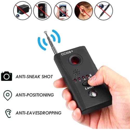 CC308 Anti-spy Hidden Camera Gadgets Detector Gizli Kamera Casus Camaras Espias Escondidas WIFI Signal GPS Tracking Finder