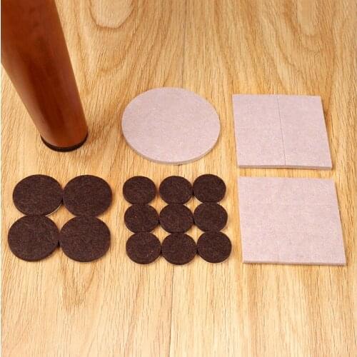 Autohesion Chair Leg Pads Floor Protectors Furniture Legs Table leg Covers Round Bottom Anti-Slip Pads Furniture accessories