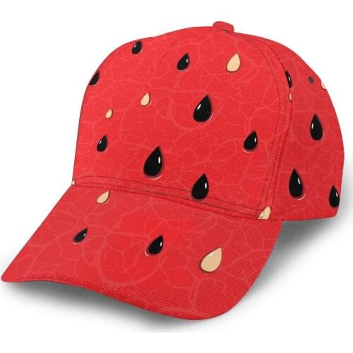 CINESSD Watermelon Pattern Outdoor Sport Caps Baseball Hat Men Women Visor Cap Baseball Cap Street Hip Hop Caps