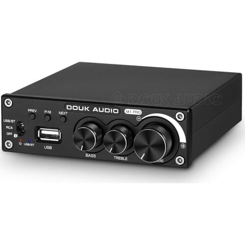 160W*2 high power Bluetooth 5.0 digital power amplifier USB lossless music player subwoofer power amplifier high and low bass