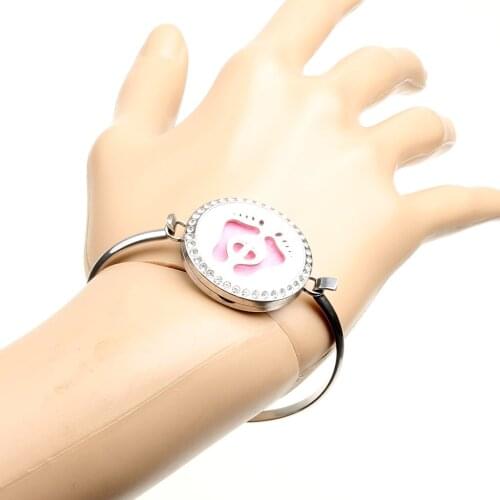 Tree Of Life Family Aromatherapy Bracelet Essential Oils Diffuser Locket Bangle