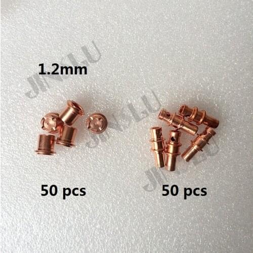A81 Electrode PR0109 Nozzle PD0105-12 1.2mm 50pcs Each After Market Plasma Torch Consumables SALE1