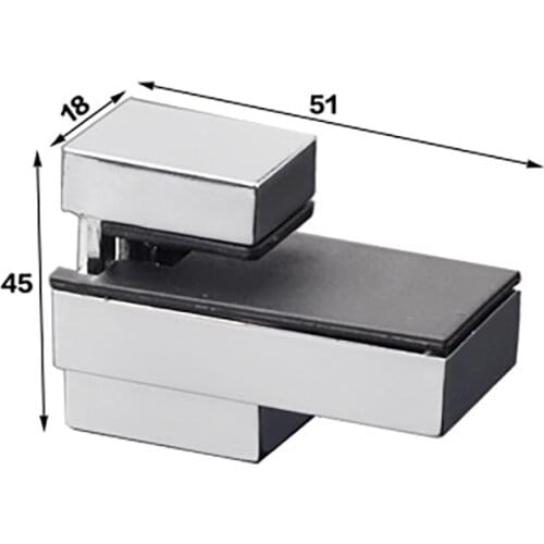 F Type Adjustable Clamp Board Glass Clamp Hardware Glass Shelf Glass Bracket Plate Clip Parts