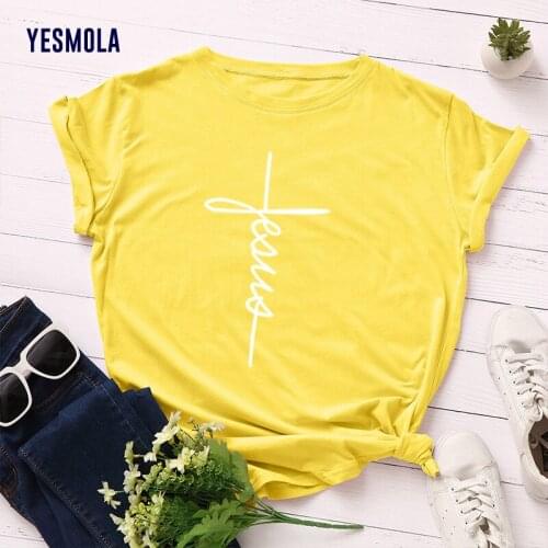 YESMOLA Womens Letter T-shirt Creative 90s Girl Cartoon Short Sleeve Fashion Casual Korean Style Top Shin Harajuku T Shirts