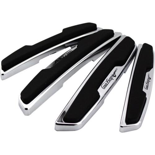 JX-LCLYL 4pcs Car SUV Body Door Side Edge Anti-Collision Guard Protector Sticker Bar