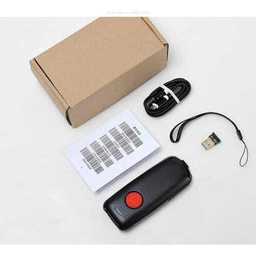 Pocket 2.4G CCD barcode scanner BT and Wired 3-in-1 Connection Modes stronger decoding capability Wireless Scanner