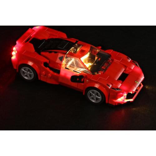 Led Light Kit For 76895 Speed Champions F8 Tributo (only Light Kit Included)