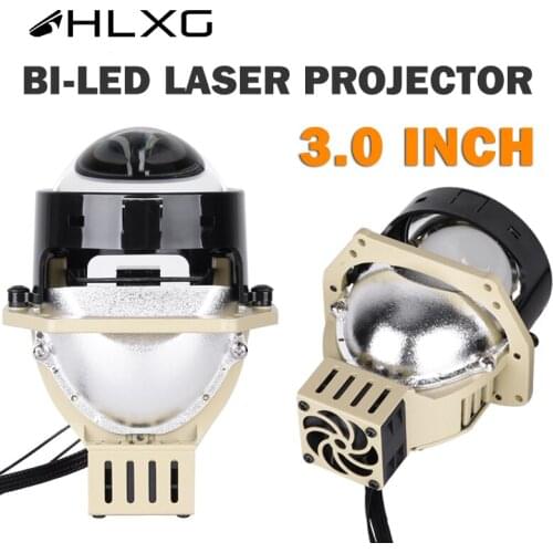 3.0 BI-LED Lens LASER PROJECTOR Headlight bulb Tuning Retrofit With Hella 3R G5 Dual Diode Car Accessories 90W angel eye HLXG