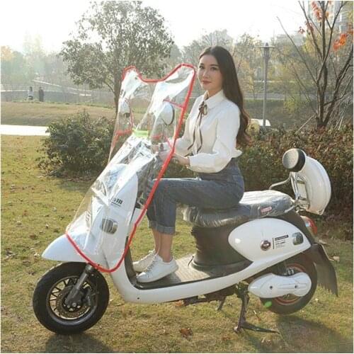 Motor Electric Vehicle Windshield Front Three Wheeler Motorcycle Scooter Battery Bike Rainshield