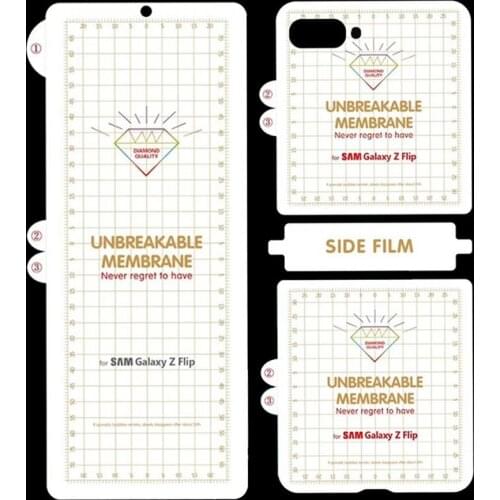 Soft Full Cover Screen Protector for Samsung Galaxy Z Flip Front Back Membrane Flexible Hydrogel Protective Film