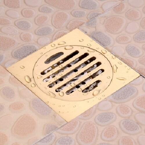 Bathroom/Balcony Brass Matreial Single Purpose Deodorant Floor Drain High-Quality Shower Floor Drains Strain Filter Covers