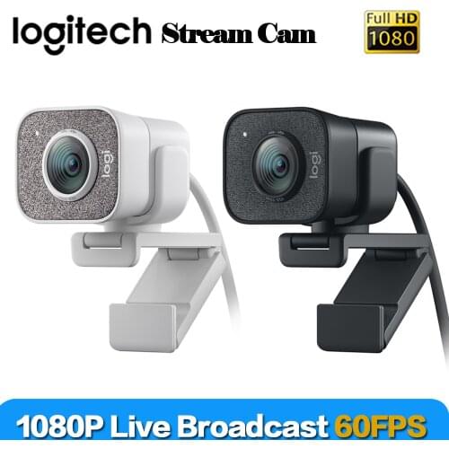 Original Logitech Webcam 1080P StreamCam 60fps Streaming Web Camera with USB-C and Buillt in Microphone Web Cam