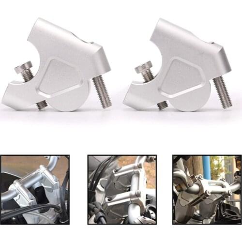 Motorcycle Handlebar Riser 30mm Handle Bar Clamp Extend Adapter for BMW R1200GS LC ADV