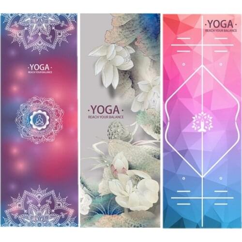 Portable Microfiber Yoga Towel Sweat Anti-skid Gym Fitness Blanket Slimming Sports Exercise Yoga Mat Towel Pilates Towel Mat
