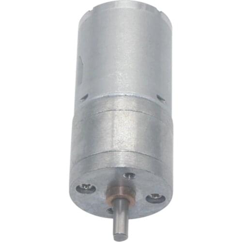 Geared Motor, High Torque JGA25-370 DC 3V Electric Gear Motor Robot Smart Car