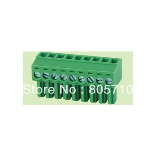Plug-in Terminal Block ELT2EDGK-3.81-16P, 3.81mm Pitch 16P Female Connector 300V/8A, 2P-24P available