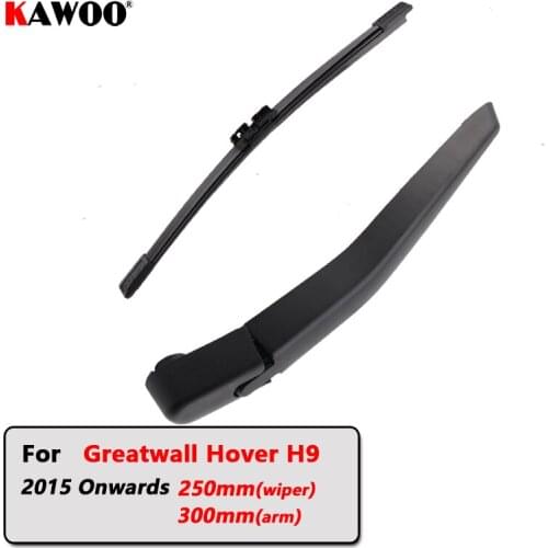 KAWOO Car Rear Wiper Blade Back Window Wipers Arm For Great Wall Hover H9 Hatchback (2015 Onwards) 250mm Auto Windscreen Styling