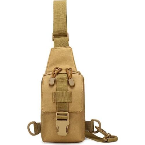 Tactical Chest Hanging Phone Bag Outdoor Climbing Theft Bags Hunting Portable Travel Hiking Sling Pocket