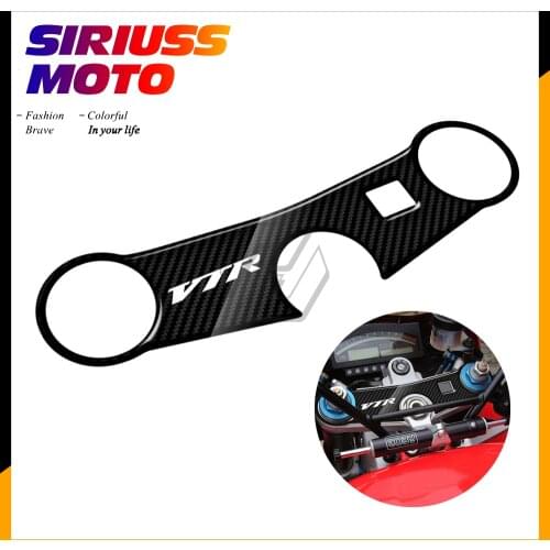 3D Carbon-look Upper Triple Yoke Defender Case for Honda VTR SP1 / SP2 Up To 2001
