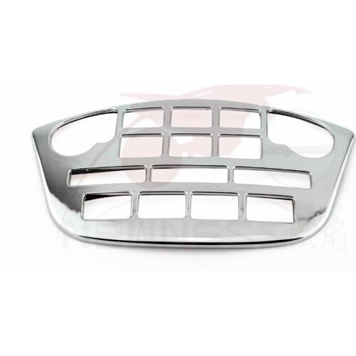 Motorcycle Radio Accent Panel Decoration Chrome Fairing Control Accent For Honda Goldwing GL1800 GL 1800 2001-2011