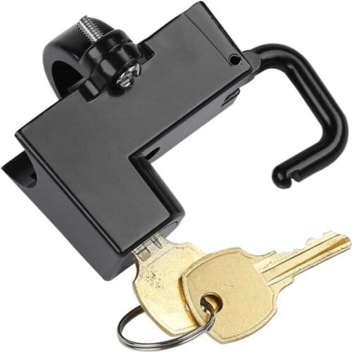 7/8'' Motorcycle Helmet Lock & 2 Keys For Universal Kawasaki Harley BMW Honda Two Colors